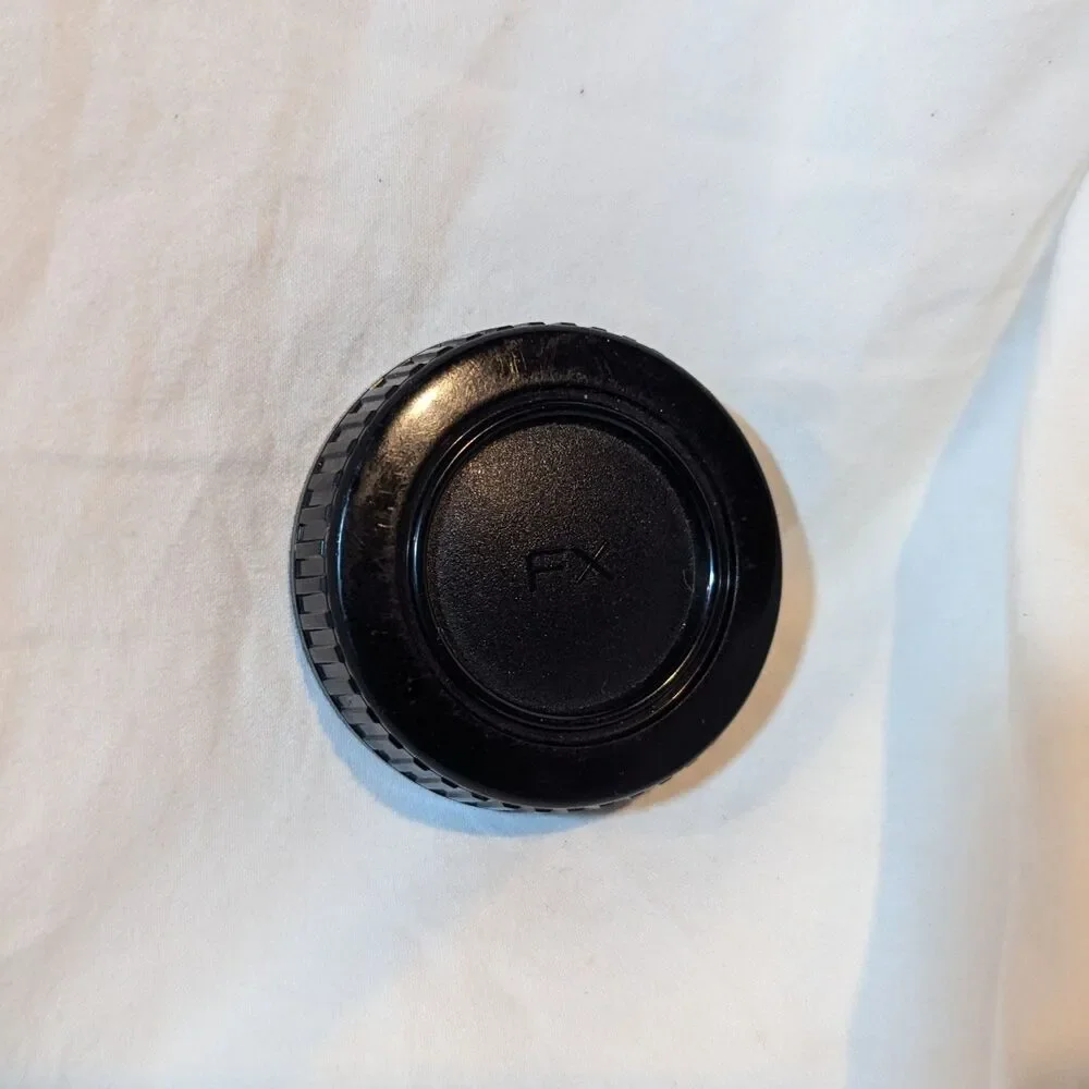 Camera Body Cap FX Mount Rear Lens Cap Replacement Black Plastic